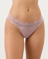 Lace Waist Thong