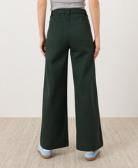 Stretch Twill Wide Leg Pant