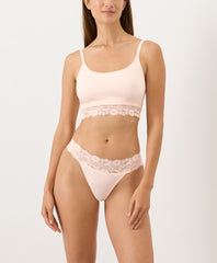 Lace Waist Thong