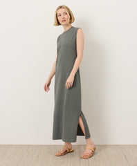 Soft-Slub Essential Easy Muscle Tee Maxi Dress
