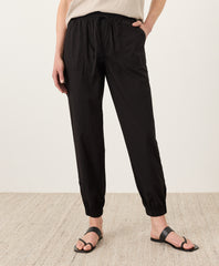 Stretch Poplin Jogger