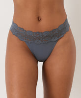 Lace Waist Thong