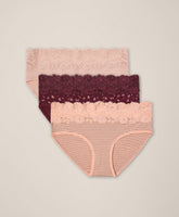 Lace Waist Brief 3-Pack