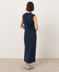 Soft-Slub Essential Easy Muscle Tee Maxi Dress
