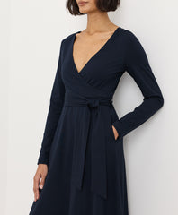 Fit & Flare Wrap Dress
