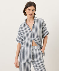 Coastal Double Gauze Oversized Shirt