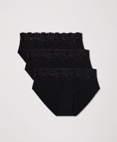 Lace Waist Brief 3-Pack