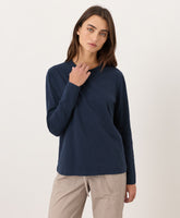 Soft-Slub Essential Crewneck Long Sleeve Tee