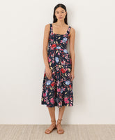 Fit & Flare Square Neck Dress