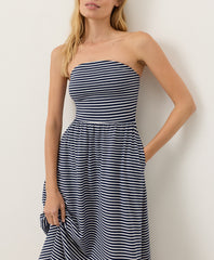 Fit & Flare Strapless Dress