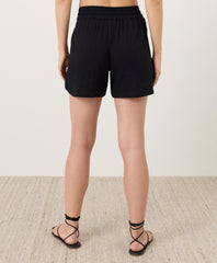 Coastal Double Gauze Curved Hem Short