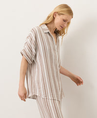 Coastal Double Gauze Oversized Shirt