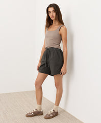 Stretch Poplin Short