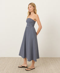 Fit & Flare Strapless Dress