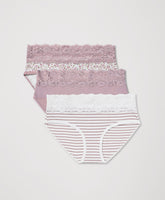 Lace Waist Brief 3-Pack