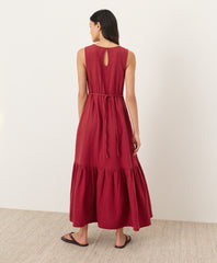 Coastal Double Gauze Beach To Brunch Maxi Dress