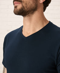 Luxe Essential Slim Fit V-Neck Tee