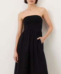 Fit & Flare Strapless Dress