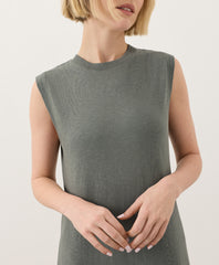 Soft-Slub Essential Easy Muscle Tee Maxi Dress