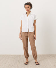 Stretch Poplin Jogger