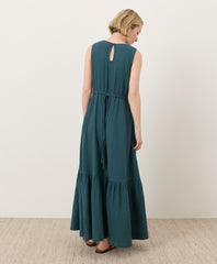 Coastal Double Gauze Beach To Brunch Maxi Dress