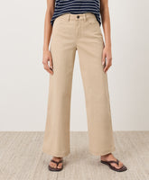 Stretch Twill Wide Leg Pant