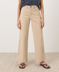 Stretch Twill Wide Leg Pant