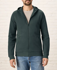 Brushed Fleece Zip Hoodie