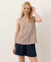 Coastal Double Gauze Henley Tank