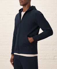 Brushed Fleece Zip Hoodie