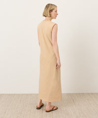 Soft-Slub Essential Easy Muscle Tee Maxi Dress