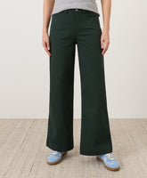 Stretch Twill Wide Leg Pant