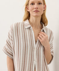 Coastal Double Gauze Oversized Shirt