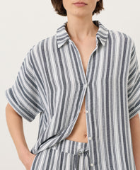 Coastal Double Gauze Oversized Shirt