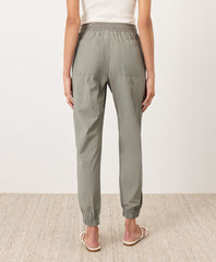 Stretch Poplin Jogger