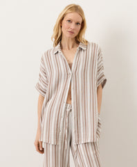 Coastal Double Gauze Oversized Shirt