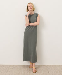 Soft-Slub Essential Easy Muscle Tee Maxi Dress