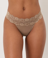 Lace Waist Thong