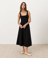 Fit & Flare Square Neck Dress
