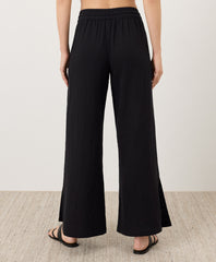 Coastal Double Gauze Split Hem Pant