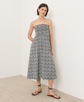 Fit & Flare Strapless Dress