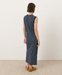 Soft-Slub Essential Easy Muscle Tee Maxi Dress