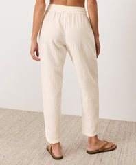 Coastal Double Gauze Tapered Pull-On Pant