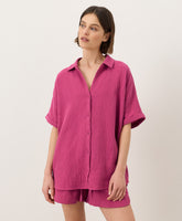 Coastal Double Gauze Oversized Shirt