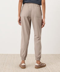 Stretch Poplin Jogger