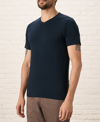 Luxe Essential Slim Fit V-Neck Tee