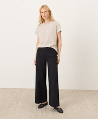 Stretch Twill Wide Leg Pant