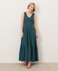 Coastal Double Gauze Beach To Brunch Maxi Dress