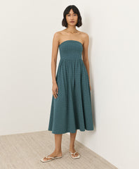 Fit & Flare Strapless Dress