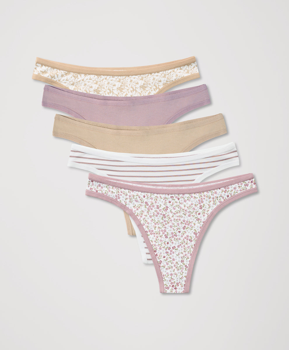 Everyday Classic Fit Thong 5-Pack